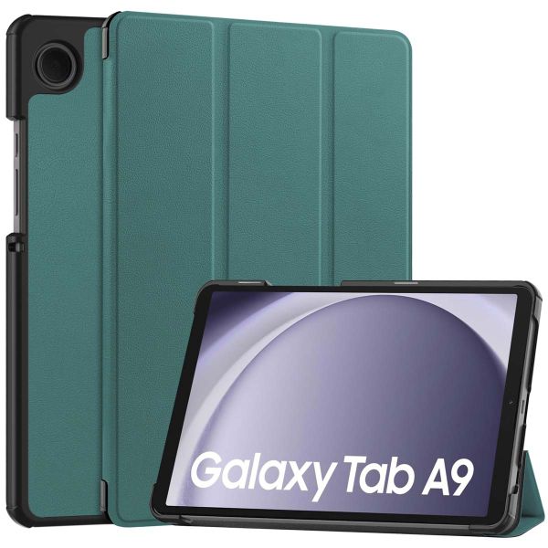 imoshion Coque tablette Trifold Samsung Galaxy Tab A9 8.7 pouces - Vert foncé