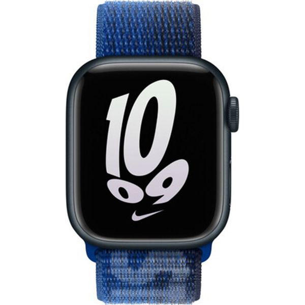 Apple Bracelet Nike Sport Loop Apple Watch Series 1 t/m 11 / SE / Ultra (44/45/46/49 mm) - Game Royal / Midnight Navy