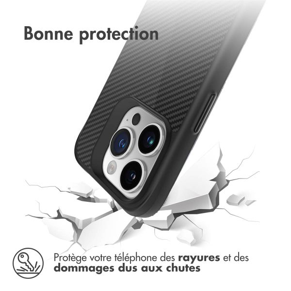 imoshion Rugged Hybrid Carbon Case Apple iPhone 15 Pro Max - Noir