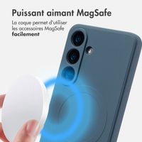 imoshion Coque Couleur avec MagSafe Samsung Galaxy S25 - Bleu foncé