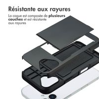 imoshion Coque arrière avec porte-cartes Apple iPhone 17 - Noir
