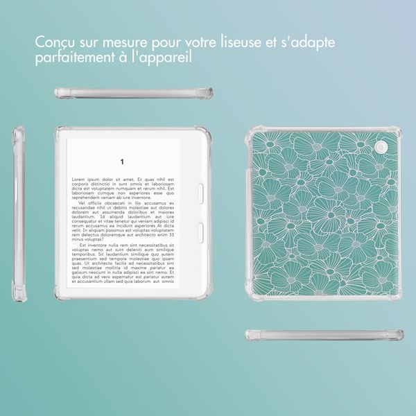 imoshion Coque Design Clear Kobo Libra Colour - Botanica