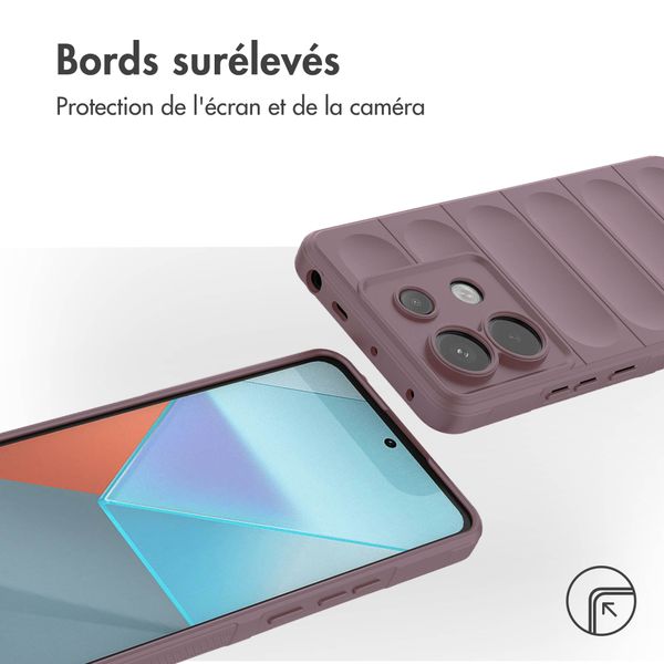 imoshion Coque arrière EasyGrip Xiaomi Poco X6 Pro - Violet