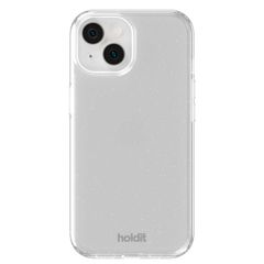 Holdit Coque Pailletée Apple iPhone 15 / 14 / 13 - Blanc