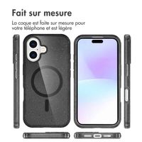 imoshion Coque Pailletée avec MagSafe Apple iPhone 17 - Noir