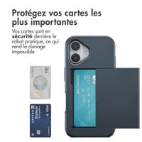 imoshion Coque arrière avec porte-cartes Apple iPhone 17 - Bleu foncé