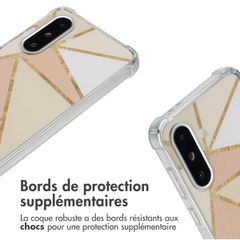imoshion Coque Design avec cordon Samsung Galaxy A36 - Beige Graphic