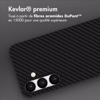 Accezz Coque Kevlar® MagSafe Samsung Galaxy S24 - Noir
