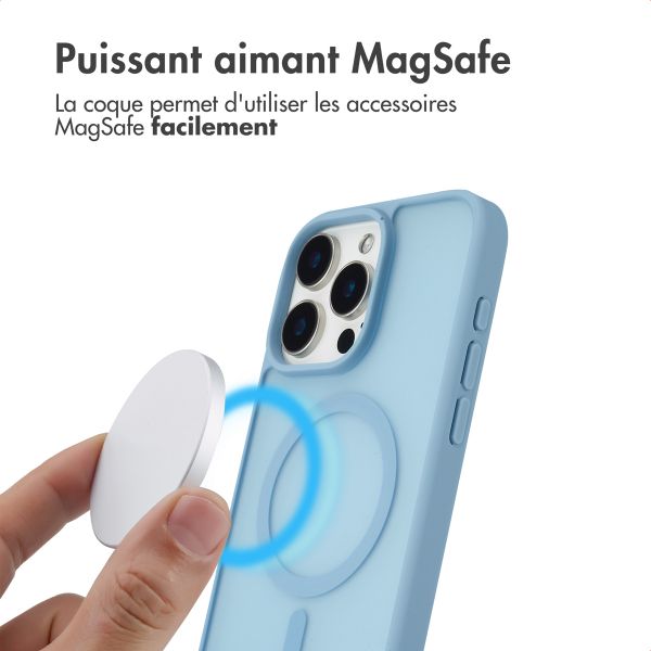 imoshion Coque Color Guard avec MagSafe iPhone 15 Pro Max - Bleu clair