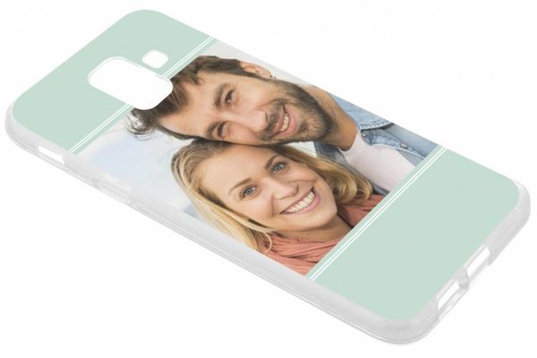 Concevez votre propre coque en gel Samsung Galaxy A6 (2018) - Transparent