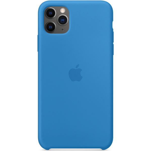 Apple Coque en silicone iPhone 11 Pro Max - Surf Blue