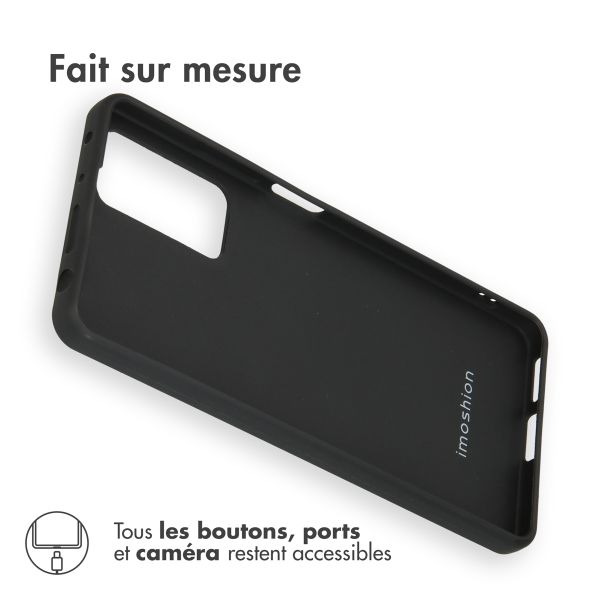 imoshion Coque Couleur Xiaomi Redmi Note 11 Pro - Noir
