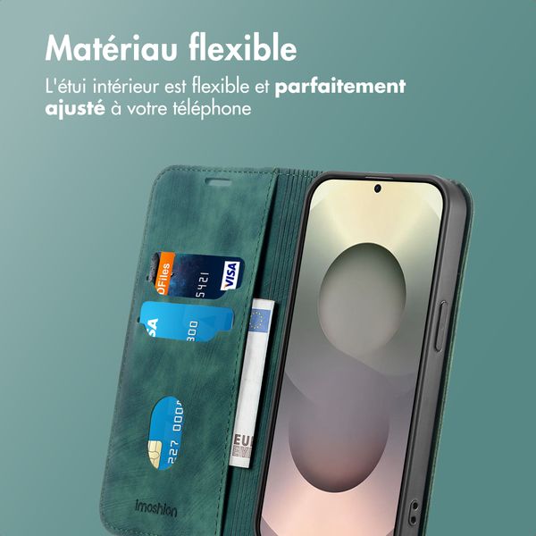 imoshion Étui de téléphone portefeuille Slim Samsung Galaxy S26 Ultra - Vert