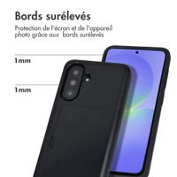 imoshion Coque arrière avec porte-cartes Samsung Galaxy A37 (5G) - Noir