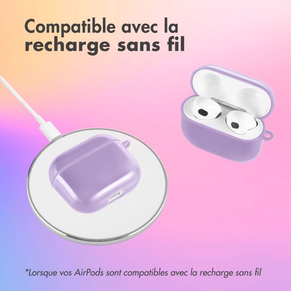 imoshion Coque Néon Apple AirPods 3 - Pourpre