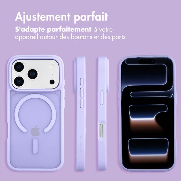 imoshion Coque Color Guard avec MagSafe Apple iPhone 17 Pro - Lila / Lilac