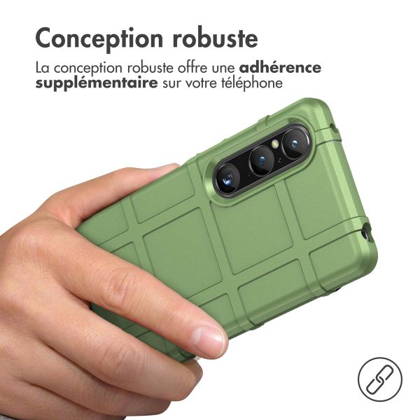 imoshion Coque Rugged Shield Sony Xperia 1 V - Vert foncé