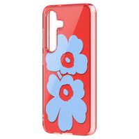 Samsung Coque Unikko Hybrid Marimekko Samsung Galaxy S25 - Rouge