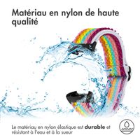 imoshion Bracelet élastique en nylon le Fitbit Charge 3 / 4 - Rainbow