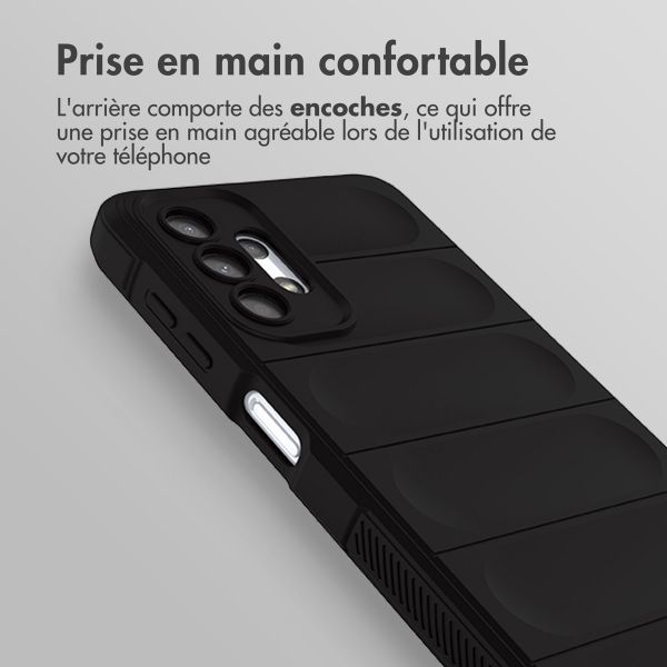 imoshion Coque arrière EasyGrip Samsung Galaxy A13 (4G) - Noir