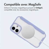 imoshion Bookcase transparente avec MagSafe Apple iPhone 16 - Lilas