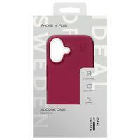 iDeal of Sweden Coque Silicone Apple iPhone 16 Plus - Cranberry