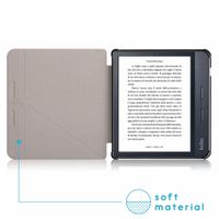 imoshion Étui de liseuse portefeuille Pliable Kobo Libra H2O - Gris