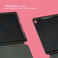 Selencia Coque tablette Vivid Apple iPad 9 (2021) 10.2 pouces / iPad 8 (2020) 10.2 pouces / iPad 7 (2019) 10.2 pouces - Wild Spots Lipstick