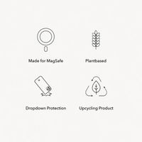 Woodcessories Coque Bio MagSafe Apple iPhone 16 Pro Max - Noir