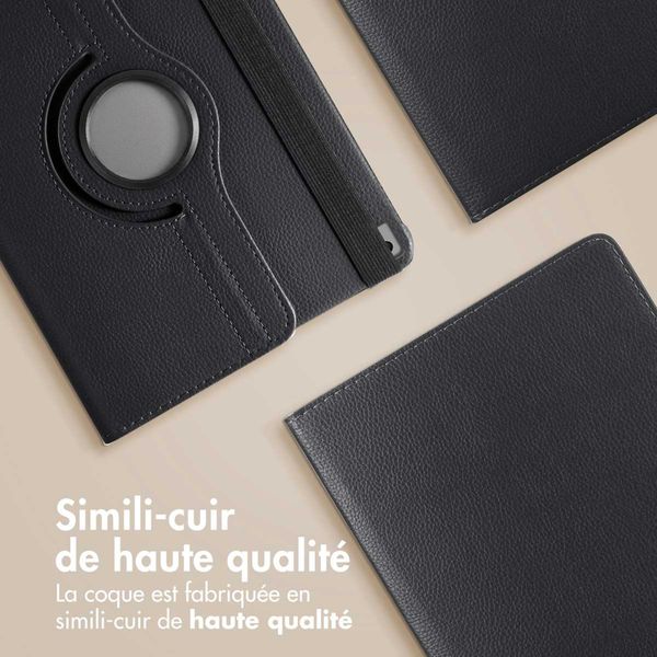 imoshion Coque tablette rotatif à 360° Apple iPad 9 (2021) 10.2 pouces / iPad 8 (2020) 10.2 pouces / iPad 7 (2019) 10.2 pouces - Noir