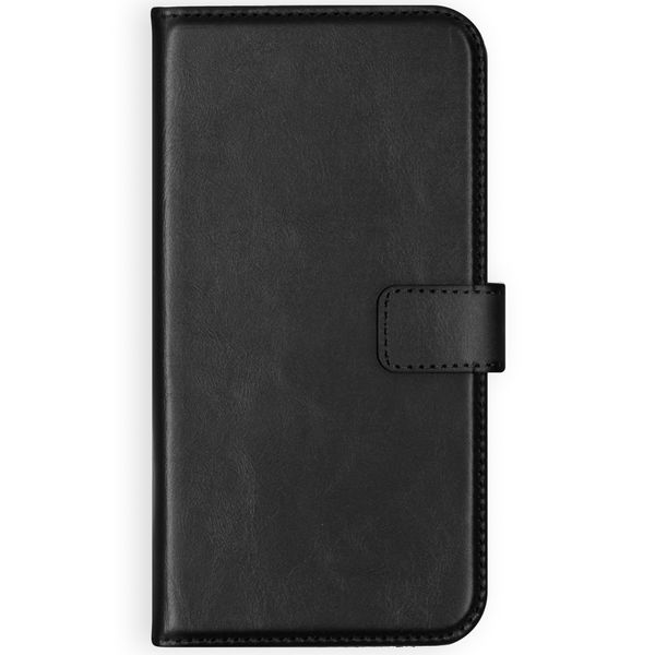 Selencia Étui portefeuille en cuir véritable Samsung Galaxy S9 - Noir