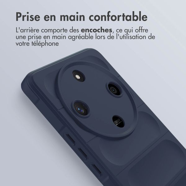 imoshion EasyGrip Backcover Honor Magic 6 Lite - Bleu foncé