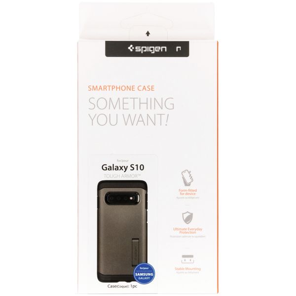 Spigen Coque Tough Armor Samsung Galaxy S10 - Gris