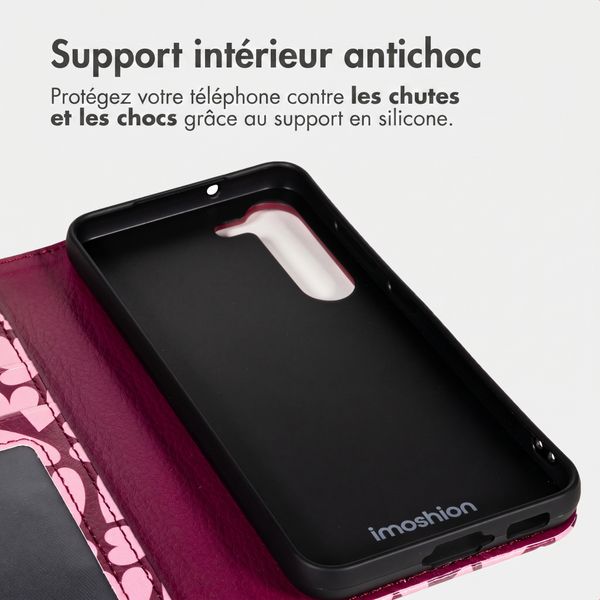 imoshion Étui de télephone portefeuille Design Samsung Galaxy S23 - Hearty Blush