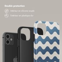 Selencia Coque arrière Vivid Tough iPhone 11 - Wave Vibes Classic Blue