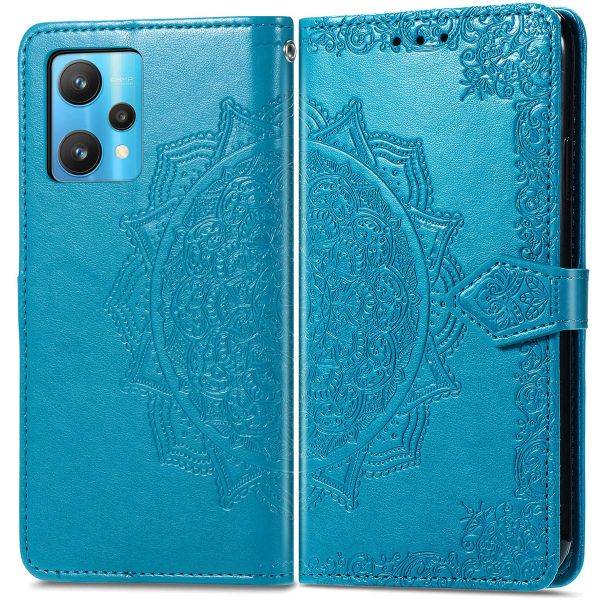 imoshion Etui de téléphone portefeuille Mandala Realme 9 Pro - Turquoise