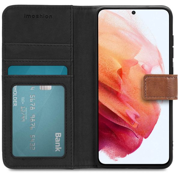 imoshion Étui de télephone portefeuille Samsung Galaxy S21 FE - Marron