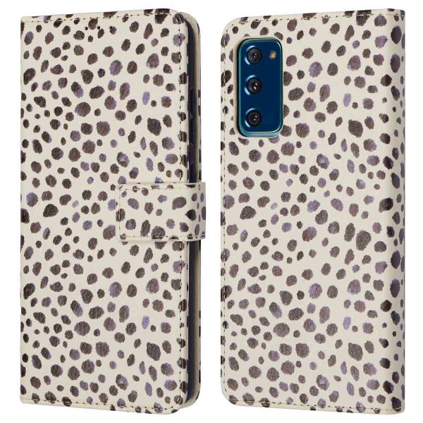 imoshion ﻿Étui de téléphone portefeuille Design Samsung Galaxy S20 FE - Black And White Dots