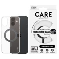 CARE by PanzerGlass Coque Kickstand MagSafe Apple iPhone 16 Plus - Noir