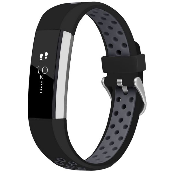 imoshion Bracelet sportif en silicone Fitbit Alta (HR) - Noir/Gris