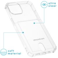 imoshion ﻿Coque silicone avec support de passe iPhone 14 Plus - Transparent