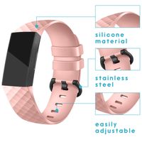 imoshion Bracelet silicone le Fitbit Charge 3 / 4 - Rose