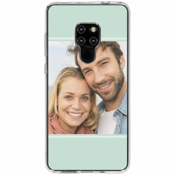 Concevez votre propre coque en gel Huawei Mate 20 - Transparent