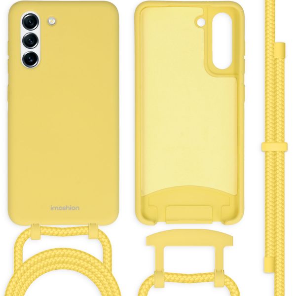 imoshion Coque de couleur avec cordon amovible Samsung Galaxy S21 FE - Jaune