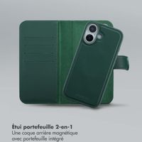 Selencia Étui portefeuille amovible Olyn avec MagSafe Apple iPhone 17 - Vert