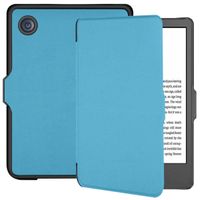 imoshion Étui de liseuse portefeuille Slim Hard Kobo Clara 2E / Tolino Shine 4 - Bleu clair