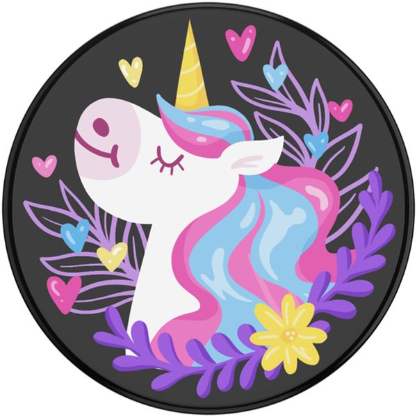 PopSockets PopGrip - Amovible - Unicorn Day Dreams Black Gloss