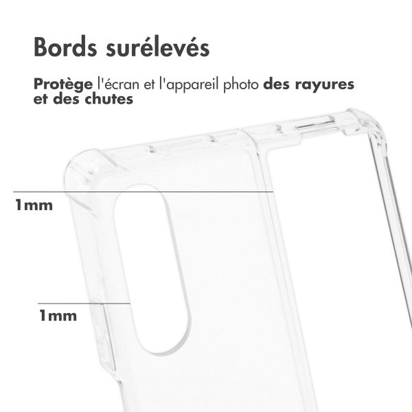 Accezz Coque Clear Samsung Galaxy Z Fold 4 - Transparent