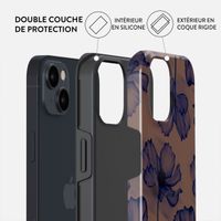 Burga Coque arrière Tough Apple iPhone 14 - Velvet Night