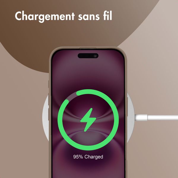 imoshion Coque Couleur Apple iPhone 16 - Marron